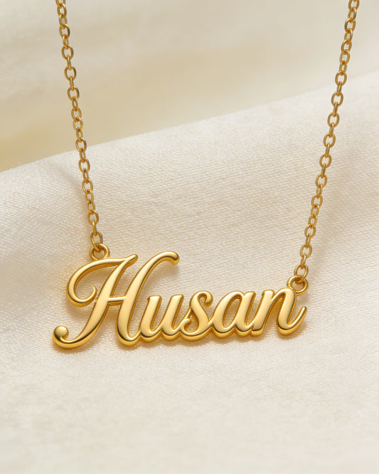Child Customized English and Punjabi Name Necklace